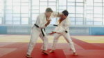 Dos practicantes de Judo en un Randori